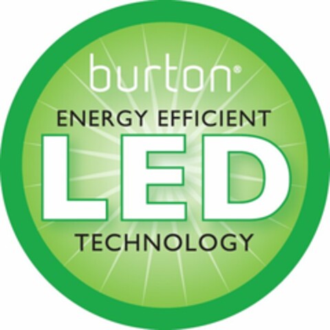 BURTON ENERGY EFFICIENT LED TECHNOLOGY Logo (USPTO, 16.11.2010)