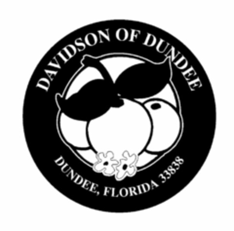 DAVIDSON OF DUNDEE DUNDEE, FLORIDA 33838 Logo (USPTO, 02.12.2010)