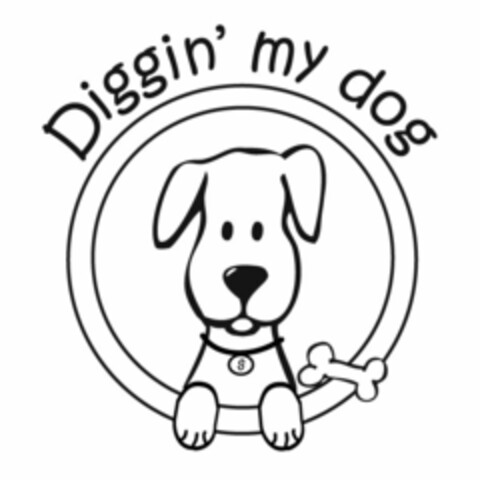 DIGGIN' MY DOG Logo (USPTO, 05/18/2011)