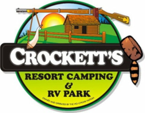 CROCKETT'S RESORT CAMPING & RV PARK OWNED AND OPERATED BY THE HO-CHUNK NATION Logo (USPTO, 20.06.2011)