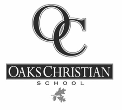 OC OAKS CHRISTIAN SCHOOL Logo (USPTO, 01.05.2012)