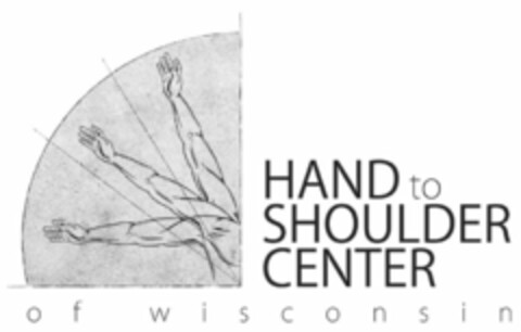 HAND TO SHOULDER CENTER OF WISCONSIN Logo (USPTO, 09/13/2012)