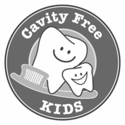 CAVITY FREE KIDS Logo (USPTO, 18.07.2013)