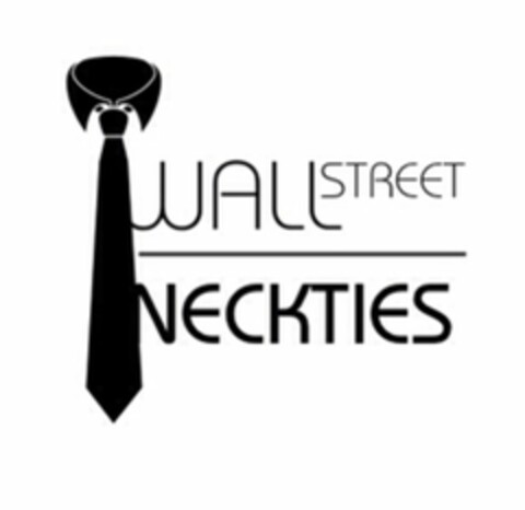 WALLSTREET NECKTIES Logo (USPTO, 24.07.2013)