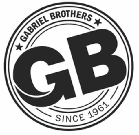 GABRIEL BROTHERS GB SINCE 1961 Logo (USPTO, 10/25/2013)