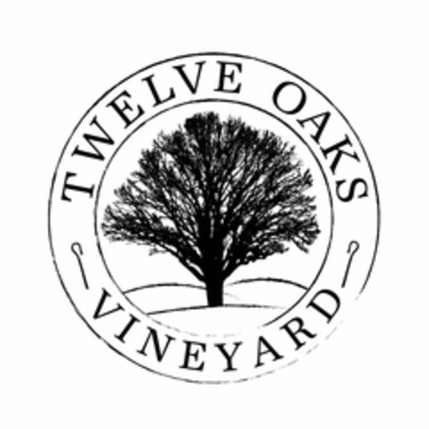 TWELVE OAKS VINEYARD Logo (USPTO, 21.02.2014)