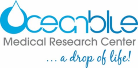 OCEANBLUE MEDICAL RESEARCH CENTER ... A DROP OF LIFE! Logo (USPTO, 16.05.2014)