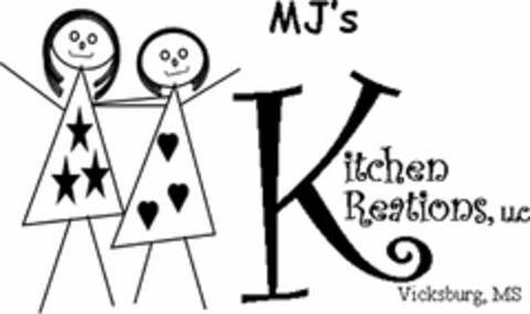 MJ'S KITCHEN KREATIONS, LLC VICKSBURG, MS Logo (USPTO, 03.06.2014)