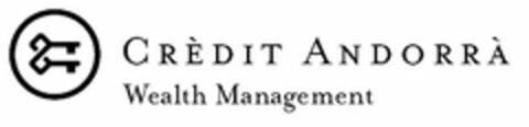 CRÈDIT ANDORRÀ WEALTH MANAGEMENT Logo (USPTO, 23.07.2014)