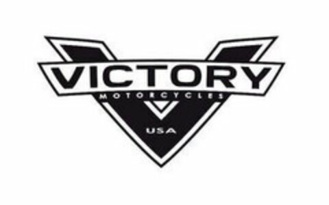 V VICTORY MOTORCYCLES USA Logo (USPTO, 25.03.2015)