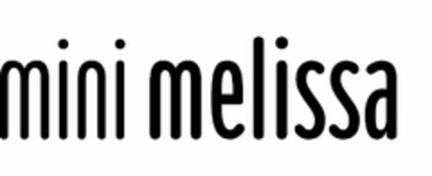 MINI MELISSA Logo (USPTO, 06/22/2015)