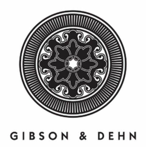 GIBSON & DEHN Logo (USPTO, 03/08/2016)