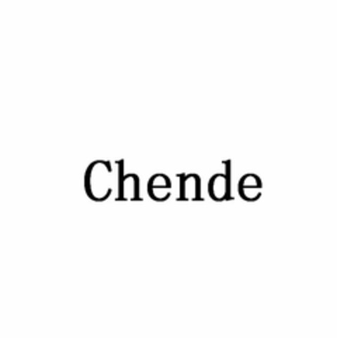 CHENDE Logo (USPTO, 25.05.2016)