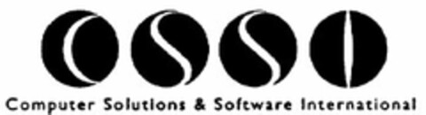 CSSI COMPUTER SOLUTIONS & SOFTWARE INTERNATIONAL Logo (USPTO, 01.07.2016)