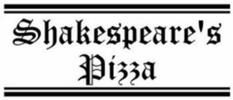 SHAKESPEARE'S PIZZA Logo (USPTO, 18.07.2016)