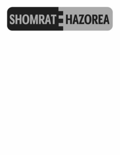 SHOMRAT HAZOREA Logo (USPTO, 24.08.2016)