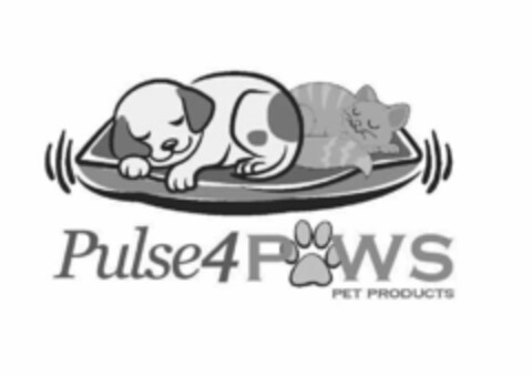 PULSE4PAWS PET PRODUCTS Logo (USPTO, 11/29/2016)