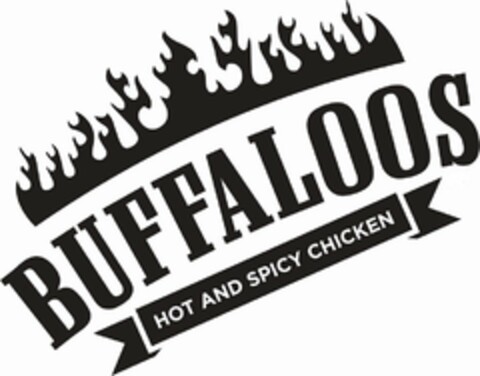 BUFFALOOS HOT AND SPICY CHICKEN Logo (USPTO, 21.07.2017)