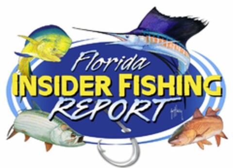 FLORIDA INSIDER FISHING REPORT GUY HARVEY Logo (USPTO, 04.08.2017)