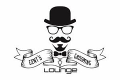 GENT'S GROOMING LOUNGE Logo (USPTO, 28.08.2017)