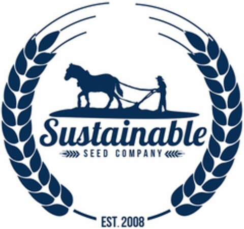 SUSTAINABLE SEED COMPANY EST. 2008 Logo (USPTO, 29.03.2018)