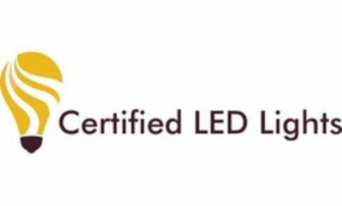 CERTIFIED LED LIGHTS Logo (USPTO, 05/12/2018)