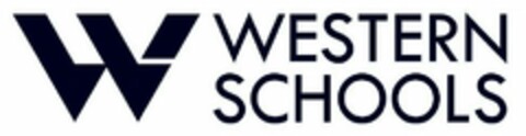 W WESTERN SCHOOLS Logo (USPTO, 05.07.2018)