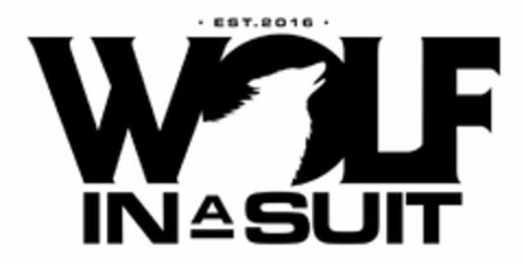 WOLF IN A SUIT · EST. 2016 · Logo (USPTO, 03.09.2018)