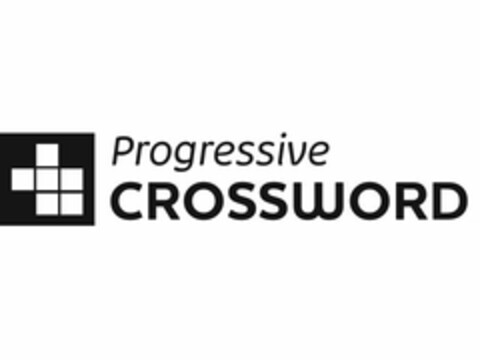 PROGRESSIVE CROSSWORD Logo (USPTO, 12/31/2018)