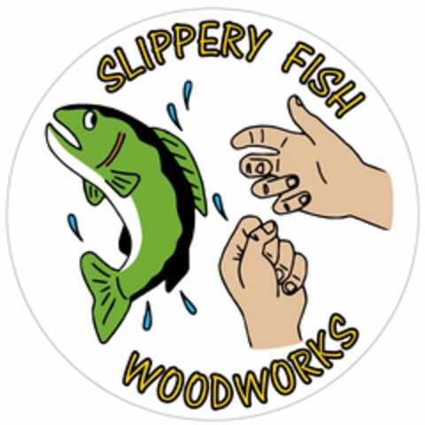 SLIPPERY FISH WOODWORKS Logo (USPTO, 10.05.2019)