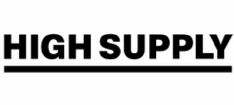 HIGH SUPPLY Logo (USPTO, 06.08.2019)