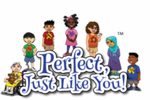 PERFECT, JUST LIKE YOU! Logo (USPTO, 20.08.2019)