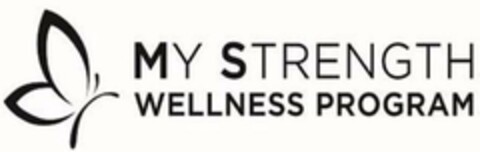 MY STRENGTH WELLNESS PROGRAM Logo (USPTO, 09/03/2019)