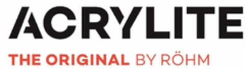 ACRYLITE THE ORIGINAL BY RÖHM Logo (USPTO, 12.12.2019)