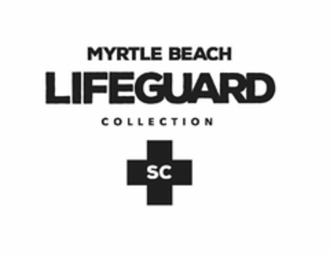 MYRTLE BEACH LIFEGUARD COLLECTION SC Logo (USPTO, 09.03.2020)