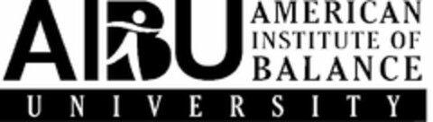 AIBU AMERICAN INSTITUTE OF BALANCE UNIVERSITY Logo (USPTO, 29.04.2009)