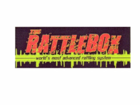 THE RATTLEBOX WORLD'S MOST ADVANCED RATTLING SYSTEM Logo (USPTO, 21.10.2009)