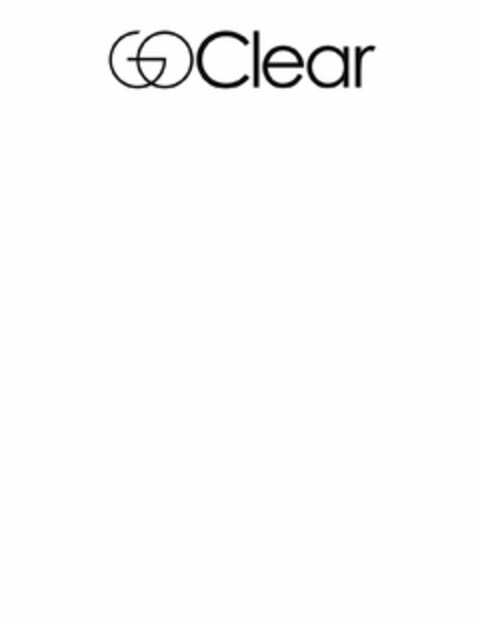 GO CLEAR Logo (USPTO, 06/17/2010)