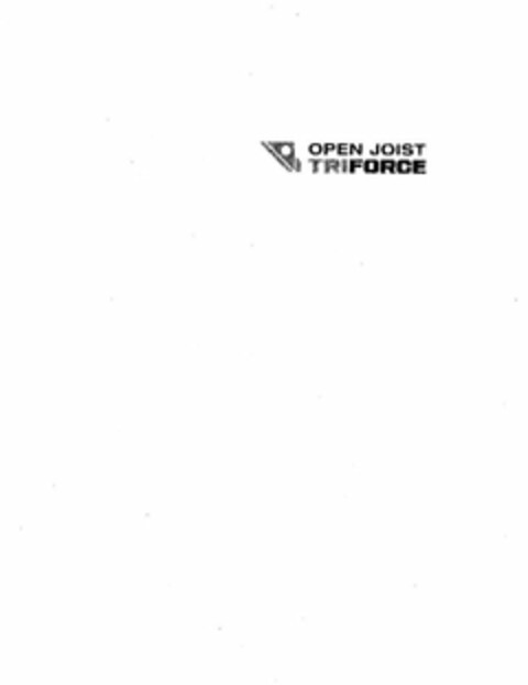 OPEN JOIST TRIFORCE Logo (USPTO, 11.08.2010)
