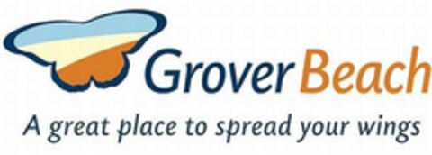 GROVER BEACH A GREAT PLACE TO SPREAD YOUR WINGS Logo (USPTO, 09/16/2010)