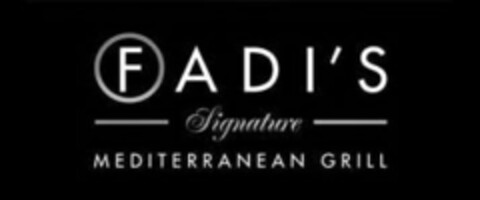 FADI'S SIGNATURE MEDITERRANEAN GRILL Logo (USPTO, 02/24/2011)