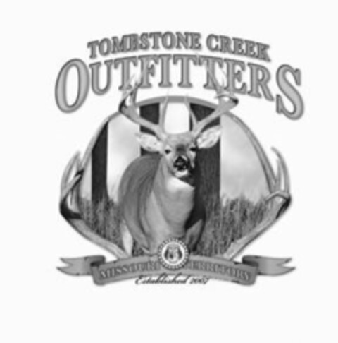 TOMBSTONE CREEK OUTFITTERS MISSOURI TERRITORY ESTABLISHED 2007 Logo (USPTO, 04/26/2011)