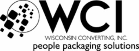 WCI WISCONSIN CONVERTING, INC. PEOPLE PACKAGING SOLUTIONS Logo (USPTO, 08.09.2011)
