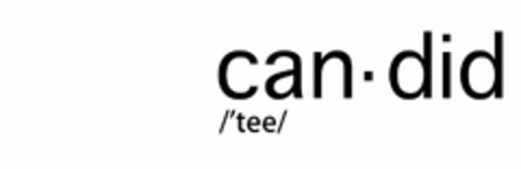 CAN ­ DID /'TEE/ Logo (USPTO, 21.03.2013)