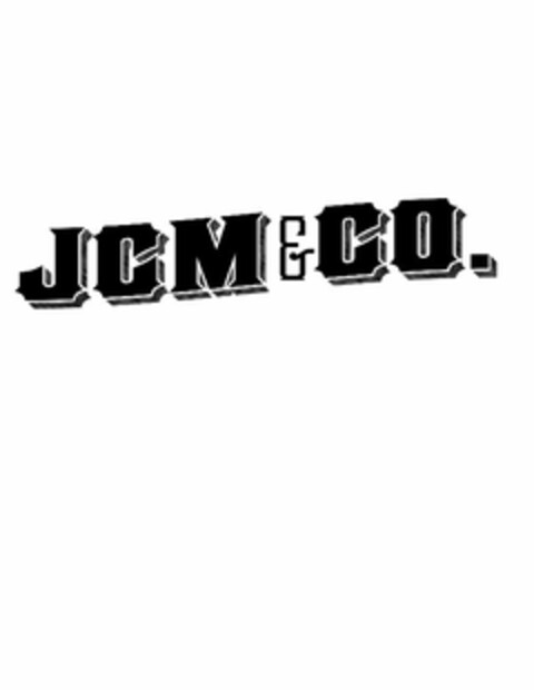 JCM & CO. Logo (USPTO, 11.07.2013)