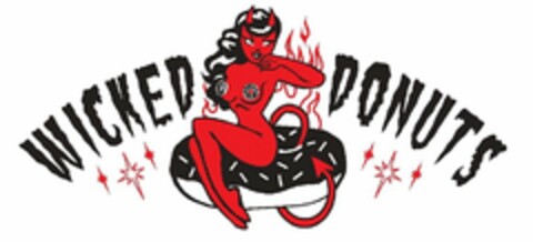 WICKED DONUTS Logo (USPTO, 10.11.2014)