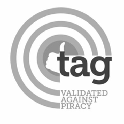 TAG VALIDATED AGAINST PIRACY Logo (USPTO, 09.02.2015)