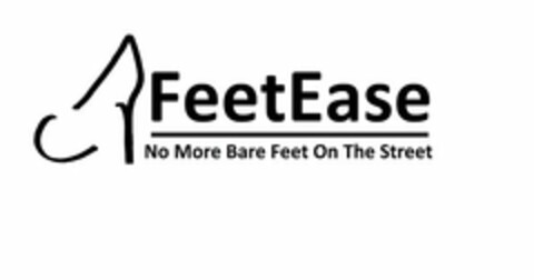 FEETEASE NO MORE BARE FEET ON THE STREET Logo (USPTO, 05/28/2015)