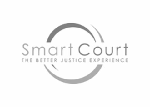 SMART COURT THE BETTER JUSTICE EXPERIENCE Logo (USPTO, 06/22/2015)