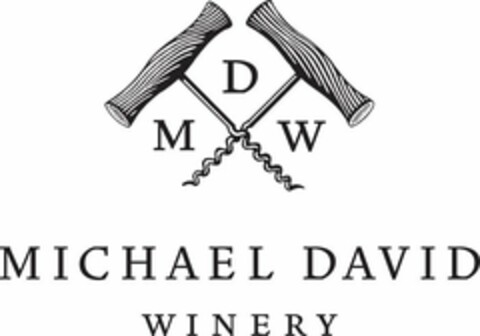 MDW MICHAEL DAVID WINERY Logo (USPTO, 03/14/2016)